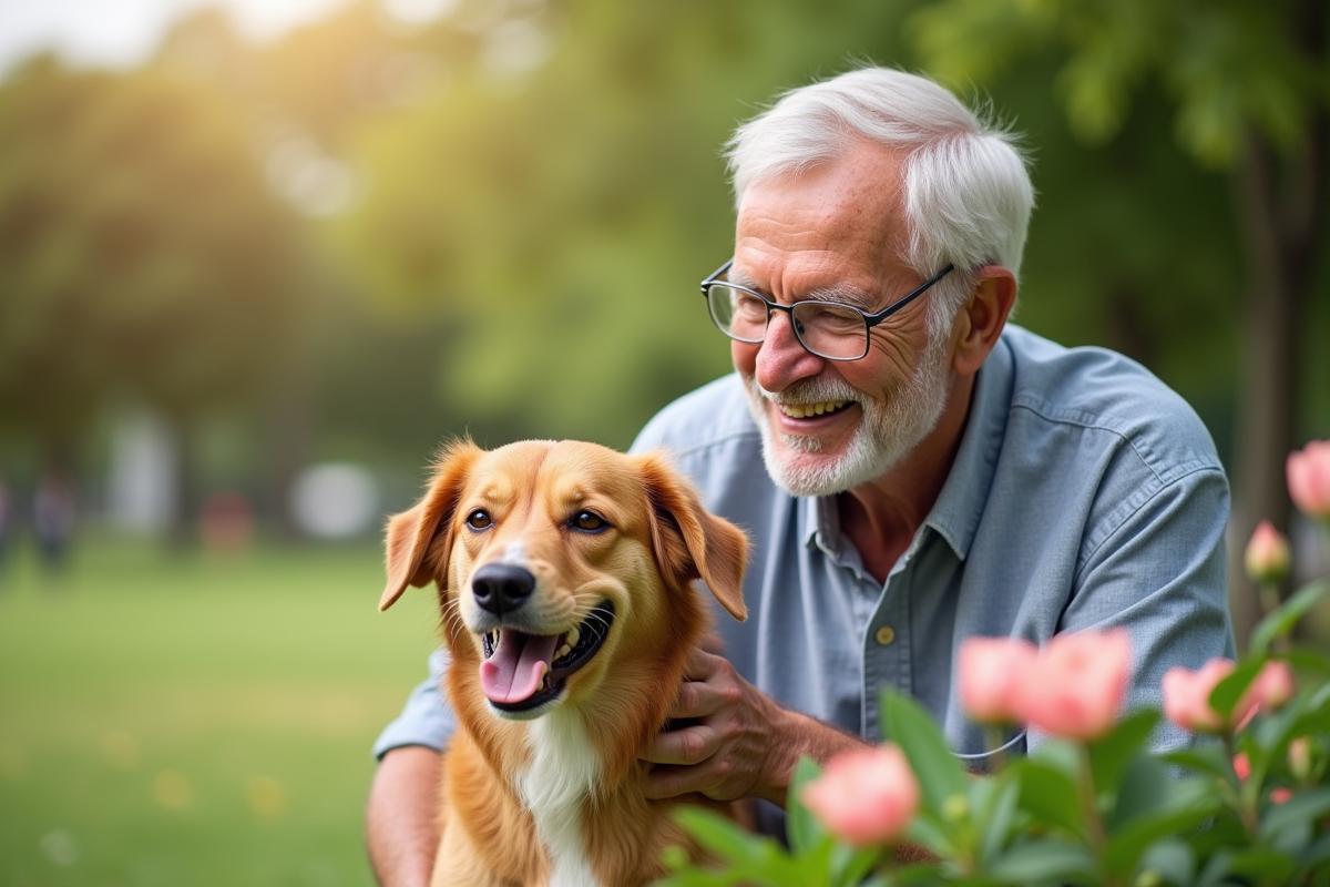 chien affection