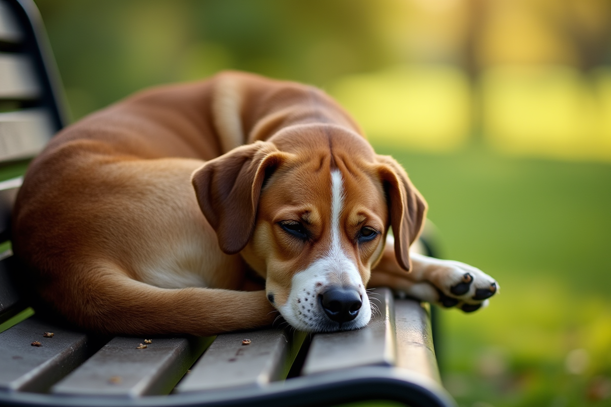 chien triste
