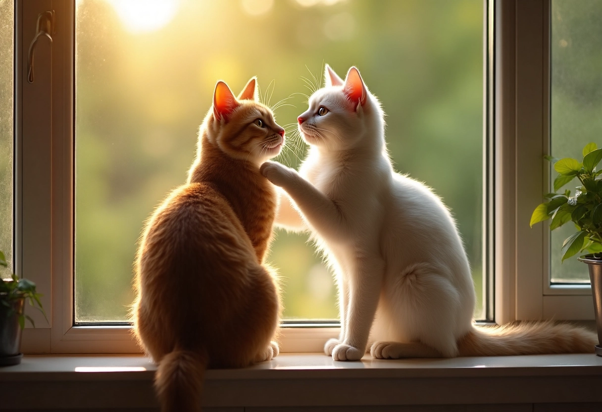 chat câlins
